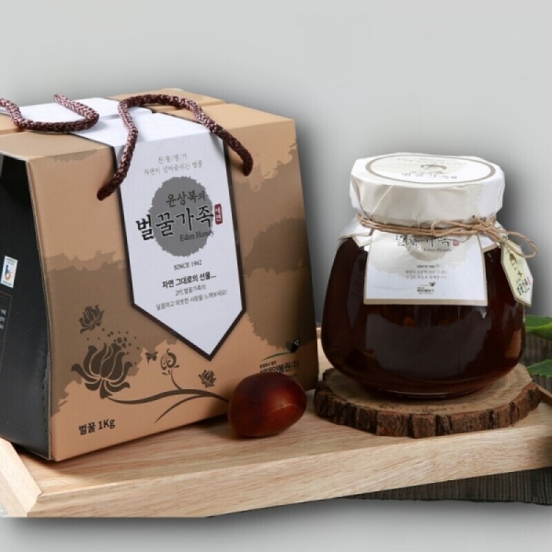 농업회사법인 에덴양봉원 주식회사,윤상복의 벌꿀가족 선물용 3종 꿀 1kg (단품) 에덴양봉원